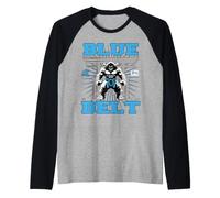 Cintura Blu: Prossimo Passo Verso Il Campionato! Maglia con Maniche Raglan