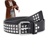 Cintura Borchiata 110cm in Pelle - Y2K Punk Rock 'n' Roll Gotica per Uomo e Donna, Per Tutti i Giorni o Per Feste