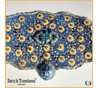 cintura bustino vita alta con logo ricamo pietre perle accessori donna couture