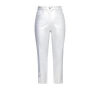 Cintura comfort Ulla Popken da donna taglie forti Mom Jeans rivestimento argento