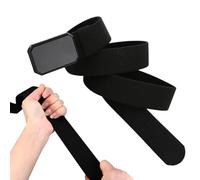 Cintura con fibbia magnetica - Cintura a sgancio rapido | Cinture con fibbia magnetica | Cinture da lavoro portatili da uomo | Bellt lavabile in lavatrice per lo sport, nero, Consulte la descripción