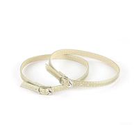 Cintura con fibbia staccabile con cinturino alla caviglia per tutti i tipi di tacchi e décolleté (oro)