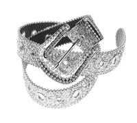 Cintura con strass alla moda per donna Cintura ampia ed elegante con abiti e