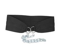 Cintura da allenamento per dip con barra parallela ponderata, cintura per la forza a mezza lunghezza per trazioni, attrezzatura per il fitness con piastra per bilanciere per