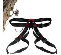 Cintura da arrampicata per arrampicata | Cintura da arrampicata a metà corpo, attrezzatura di sicurezza versatile rinforzata per salvataggio dei vigili del fuoco, alpinismo e discesa