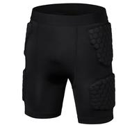 Cintura da Calcio 5 Pad Cintura da Calcio da Uomo Pantaloncini a Compressione Traspiranti ad Asciugatura Rapida con Protezione per Coscia e Coda per Pallacanestro Baseball, L Uomo