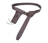 Cintura da cavaliere con fodero, porta spada medievale per cosplay, LARP, festival rinascimentali e spettacoli teatrali, marrone