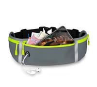 ONEFLOW Active Pro - Cintura da corsa per ZTE con 3 scomparti, traspirante, per sport, per jogging, cellulare, marsupio, impermeabile, da corsa, Clear Mind, ZTE Blade A54, Utility