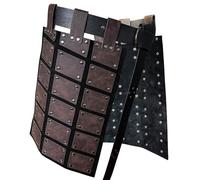 Cintura da coscia medievale - Protezione in pelle double face retrò, imbracatura regolabile in vita abbigliamento ispirato all'armatura del cavaliere, miglioramento 'outfit di gioco di ruolo