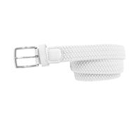 Cintura da donna Alberto Basic Braided White 85 cm