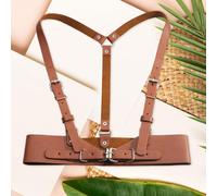 Cintura da donna con imbracatura, elegante cintura punk per cosplay, feste