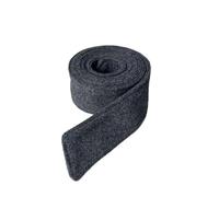 Cintura da donna in lana di lana, versatile alla moda per giacca e giacca da uomo, lunga e doppia aderenza, cintura per giacca, grigio scuro, Taglia unica