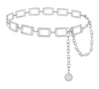 Cintura da donna in metallo grosso - Cintura in vita con collegamento alla pancia per outfit styling