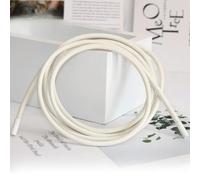 Cintura da Donna in Pelle di Montone Microfibra con Cordoncino Rotondo da 160 cm, Decorata con Un Versatile Fiocco e Un elaborato Dettaglio di annodatura