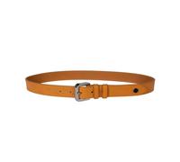 Cintura da donna in vera pelle modello Arezzo con rivetto e logo embossing Hkm S