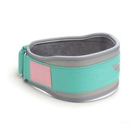 Cintura da donna per sollevamento pesi per squat e stacchi da terra, supporto per la schiena in schiuma EVA con fibbia in metallo, cintura regolabile traspirante per allenamento della forza per