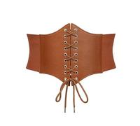 Cintura da donna per uso esterno, traspirante, restringibile, dimagrante, marrone, C