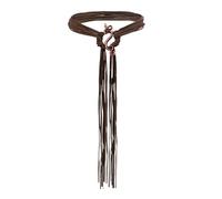 Cintura da donna vichinga, con fibbia a forma di serpente, stile medievale, accessorio per travestimento, carnevale, marrone, Taglia unica