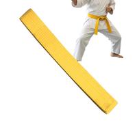 Cintura da Judo Bambini Fascia Gialla Bambini 240 cm per Divisa Esame | Cinta da Judo Antiscivolo per Divisa per la Pratica di Movimento Fluido in Combattimento