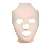 Cintura da notte per sollevamento del viso, fascia per sollevamento del mento e guance a V, per donne, beige, riutilizzabile, bendaggio dimagrante per il viso per rassodare la pelle e indossare la