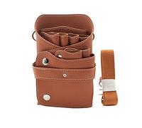 Cintura da Parrucchiere Sacca in giro for cinturino a spissori attrezzi kit borsetto for le forbici for compagnia(Marrone)