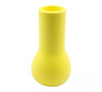 Cintura da pesca con cuscinetti per canna da pesca in materiale EVA, offre un assorbimento affidabile degli urti e una vestibilità sicura per canna (giallo)