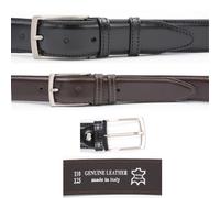 Cintura da uomo cinta in vera pelle elegante nera marrone classica artigianale