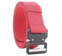 Cintura da uomo Cintura tattica in nylon da 3.8 cm Cintura sportiva da esterno Cintura casual multifunzionale, Rosso
