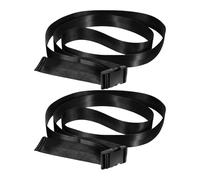 Cintura da yoga - Exercise Bands with Buckle | 2 pezzi regolabili manual Traction Yoga Stretching Belt, poliestere, 98 x 1,9 cm, Portable Fitness & Leg Stretching Strap for Home & Gym