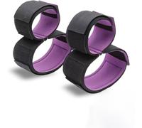 Cintura da yoga viola scuro, regolabile per le gambe - adatta come accessorio da polso per il fitness