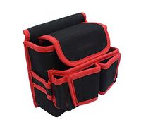 Cintura Degli Attrezzi 6 Tool Bag tasca in tessuto Oxford addensare multifunzionale Riparatore dell'elettricista strumento Storage Bag (Colore : Rouge, Size : 19x8x21cm)