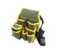 Cintura Degli Attrezzi 7 Pocket panno di Oxford valigia attrezzi di immagazzinaggio multifunzionale dell'elettricista Tool Bag (Colore : verde, Size : 20.5x12x14.5cm)