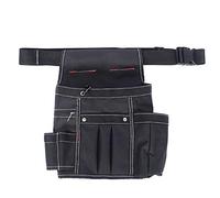 Cintura Degli Attrezzi Multifunzionale Strumento Borsa cintura regolabile strumento Storage Bag (Colore : Black, Size : 26x11x34cm)