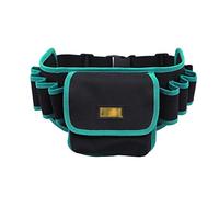 Cintura Degli Attrezzi Strumento di Storage Bag multifunzionale Bag Repair Tool Tool Bag ispessite panno di Oxford Elettricista (Colore : verde, Size : Universal)