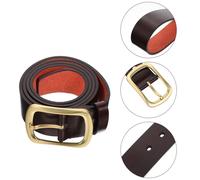 Cintura dei pantaloni dei jeans della cinghia marrone degli uomini per gli