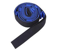 Cintura di allungamento yoga 2M | 8 Loop per la flessibilità e lo stretching delle gambe | Cinta di allenamento per palestra/pilates/terapia fisica | Materiale in nylon, (Blue and Black)