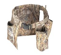 Cintura di caccia a colombe regolabile con borsa da gioco, borsa a conchiglia e portabottiglie per sparare e pescare