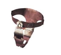 Cintura di castità in metallo con lucchetto