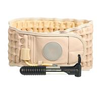 Cintura Di Decompressione Lombare Gonfiabile For Il Supporto Lombare For Alleviare Il Dolore Lombare, Dispositivo Di Trazione Lombare Con Pompa Manuale, Taglia Unica For Vita Da 29 A 49(Beige)