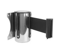 Cintura di delimitazione code, Gestione della coda a 1 pezzo Lunghezza di controllo folla montata a parete for un'efficacia(Noir)