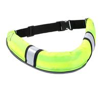 Cintura di giubbotto di salvataggio, cinghia per la vita infiammabile automatica riflettente PFD PFD con fibbia regolabile per il kayak per la pesca da pesca a paddleboard, senza cilindro a gas