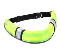 Cintura di giubbotto di salvataggio, cinghia per la vita infiammabile automatica riflettente PFD PFD con fibbia regolabile per il kayak per la pesca da pesca a paddleboard, senza cilindro a gas