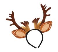 Cintura di natale, natalizia di Renier-Egghring band-cuta realistica Hirschweih-Stirband | Stream d'orecchio per animali per la cerimonia del cosplay, accessori di Natale, cappelli da bopper per bianc