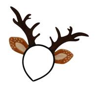 Cintura di natale, natalizia di Renier-Egghring band-cuta realistica Hirschweih-Stirband | Stream d'orecchio per animali per la cerimonia del cosplay, accessori di Natale, cappelli da bopper per bianc