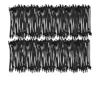 cintura di plastica, Fascette fermacavi autobloccanti in nylon con montaggio a spinta, for la gestione dei cavi da auto, 16,5 cm(Black-100PCS)