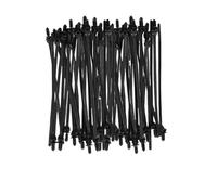 cintura di plastica, Fascette fermacavi autobloccanti in nylon con montaggio a spinta, for la gestione dei cavi da auto, 16,5 cm(Black-30PCS)