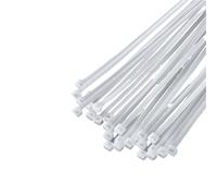 cintura di plastica, Fascette fermacavi in nylon autobloccanti, confezione da 10, bianche e nere, misure 150-500 mm(8x450-10pcs)