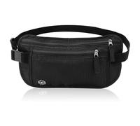 Cintura di sicurezza da viaggio ultra sottile, con blocco RFID, tasca nascosta per passaporto, design comodo e senza senso, protezione anti-borseggiatore, per contanti e documenti, per uomini e donne