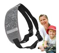 Cintura di sicurezza per bambini - Imbracatura di sicurezza per bambini - Imbracatura da moto per bambini - Imbracatura da moto con tasca - Cintura di sicurezza regolabile riflettente per