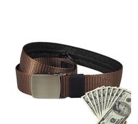 Cintura di sicurezza per denaro, cintura di sicurezza da viaggio, con scomparto per denaro, custodia antifurto, cintura sicura e comoda per oggetti di valore, contanti, donne, viaggio, caffè, vedi